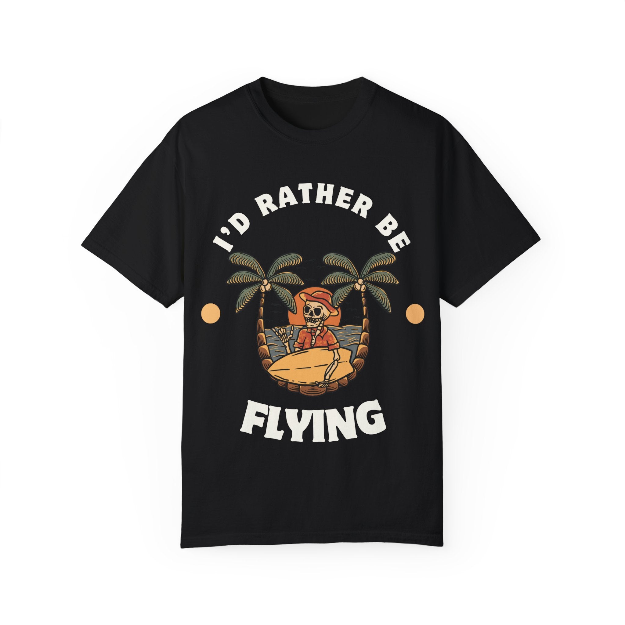 Casual Unisex T-Shirt - "I'd Rather Be Flying" Graphic Tee
