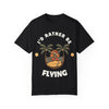 Casual Unisex T-Shirt - "I'd Rather Be Flying" Graphic Tee