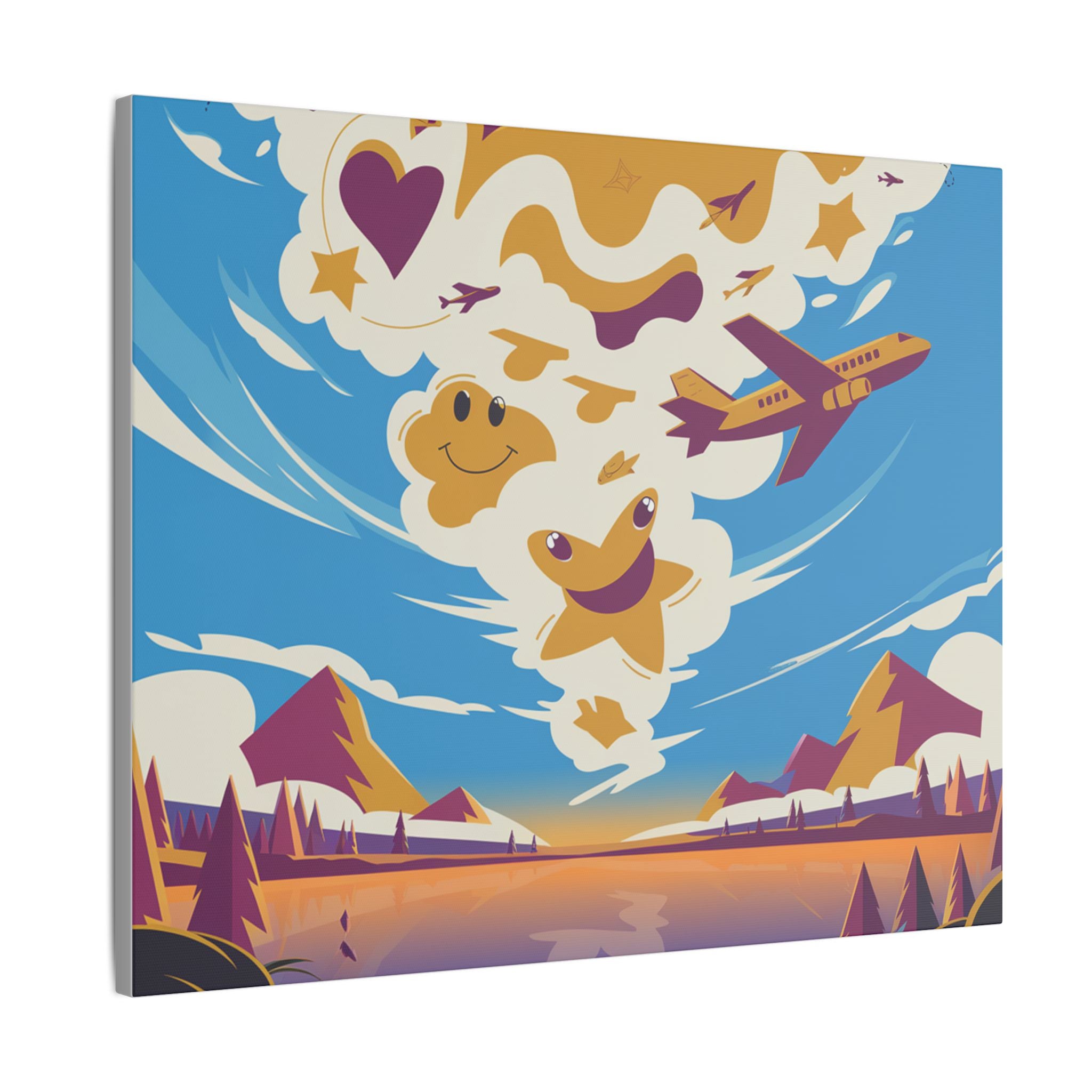 Matte Canvas, Stretched, 0.75" (Multi-Size)