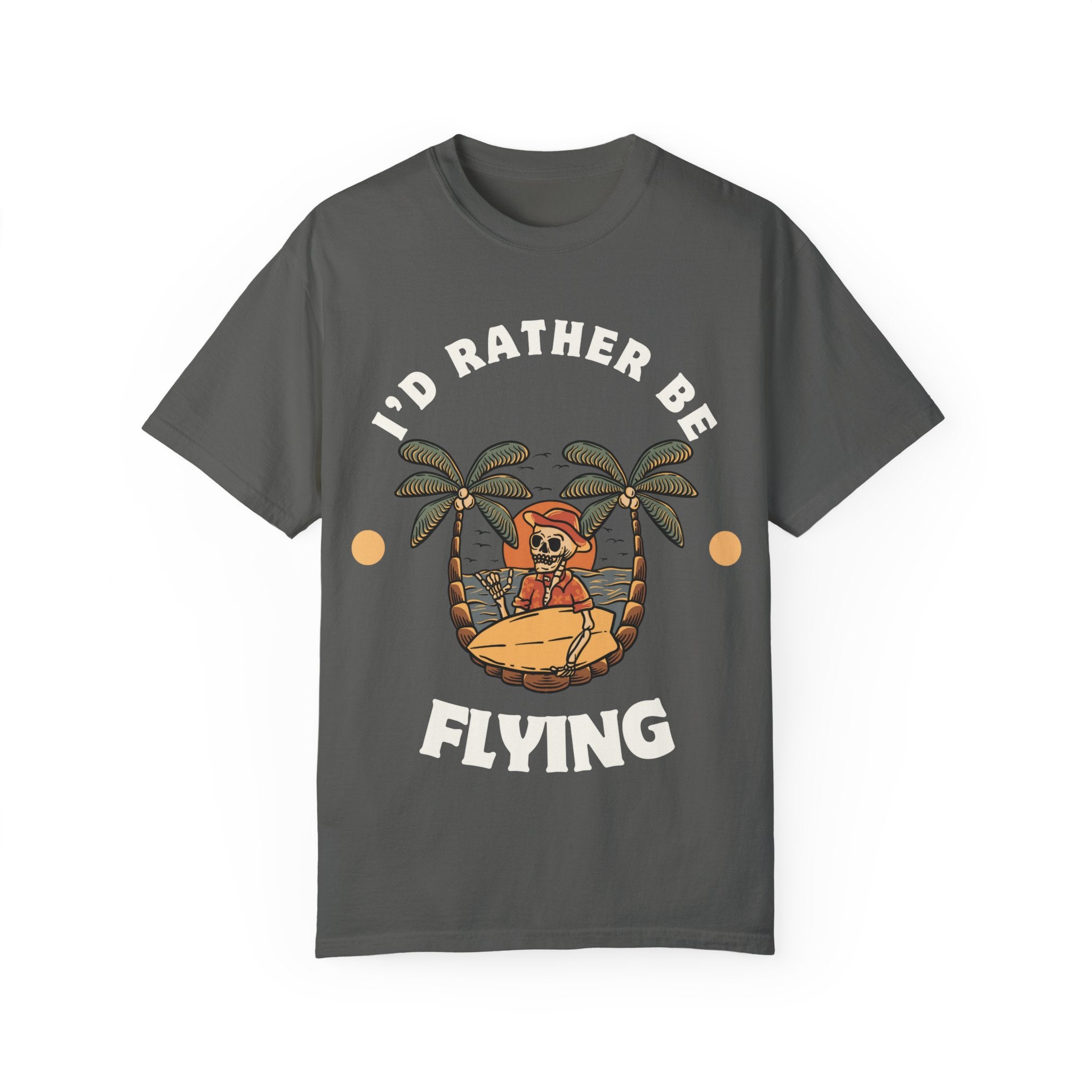 Casual Unisex T-Shirt - "I'd Rather Be Flying" Graphic Tee