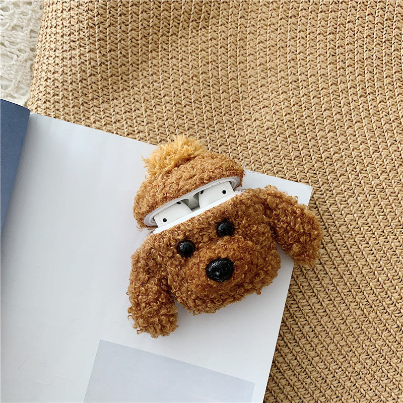 Compatible with Apple, Plush Earphone Case For AirPods