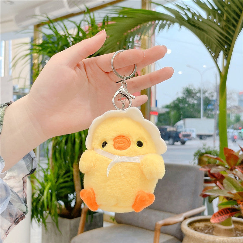 Key Chain-Keybuckle Plush Doll Lovely Cute Look Chick Cat Dog Bear Cloud Hooligan