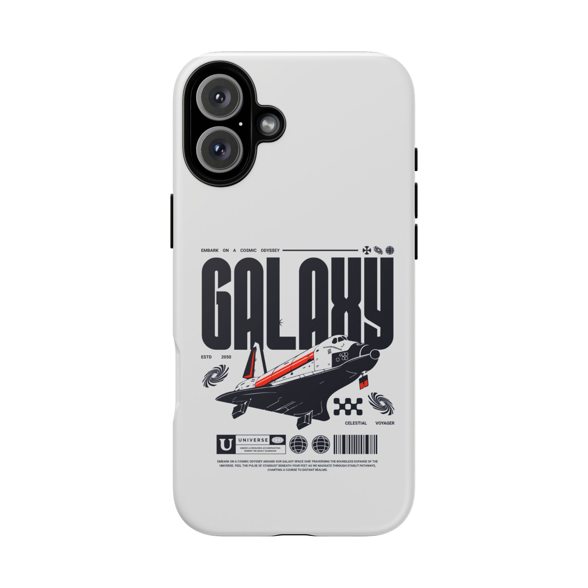 Galaxy Phone Case, Tough Cases for Space Lovers, Durable Galaxy Cover, Astronaut Gift, Unique Phone Accessory