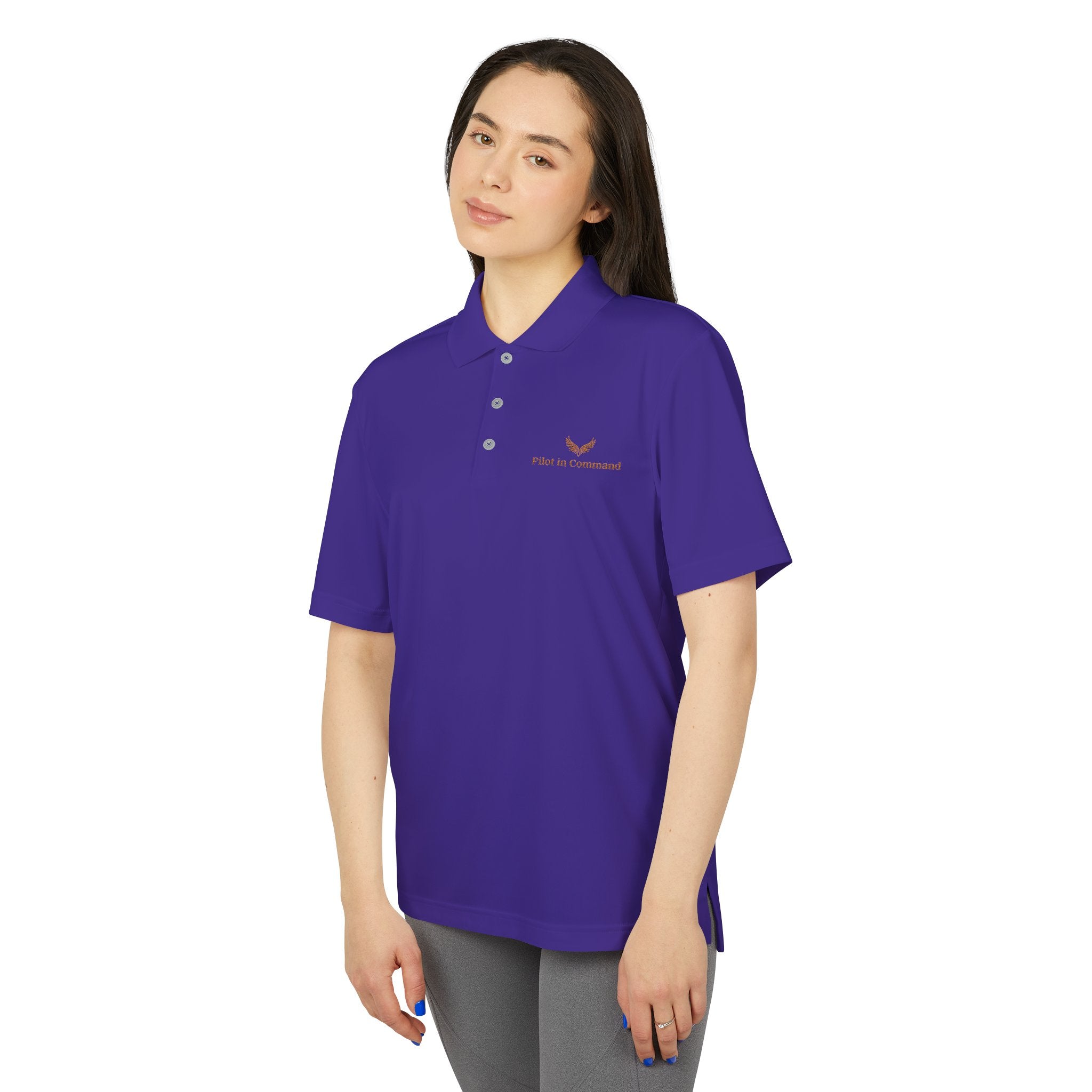 Men's Performance Polo - 'Ride in Command' Activewear