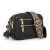 Ladies' Small Square Bag Two-tone Leather Crossbody Bag Large-capacity PU Crossbody Wallet Multi-functional For Women's Bag