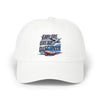 Explore Dream Discover Dad Cap - Adventure Inspired White Baseball Hat