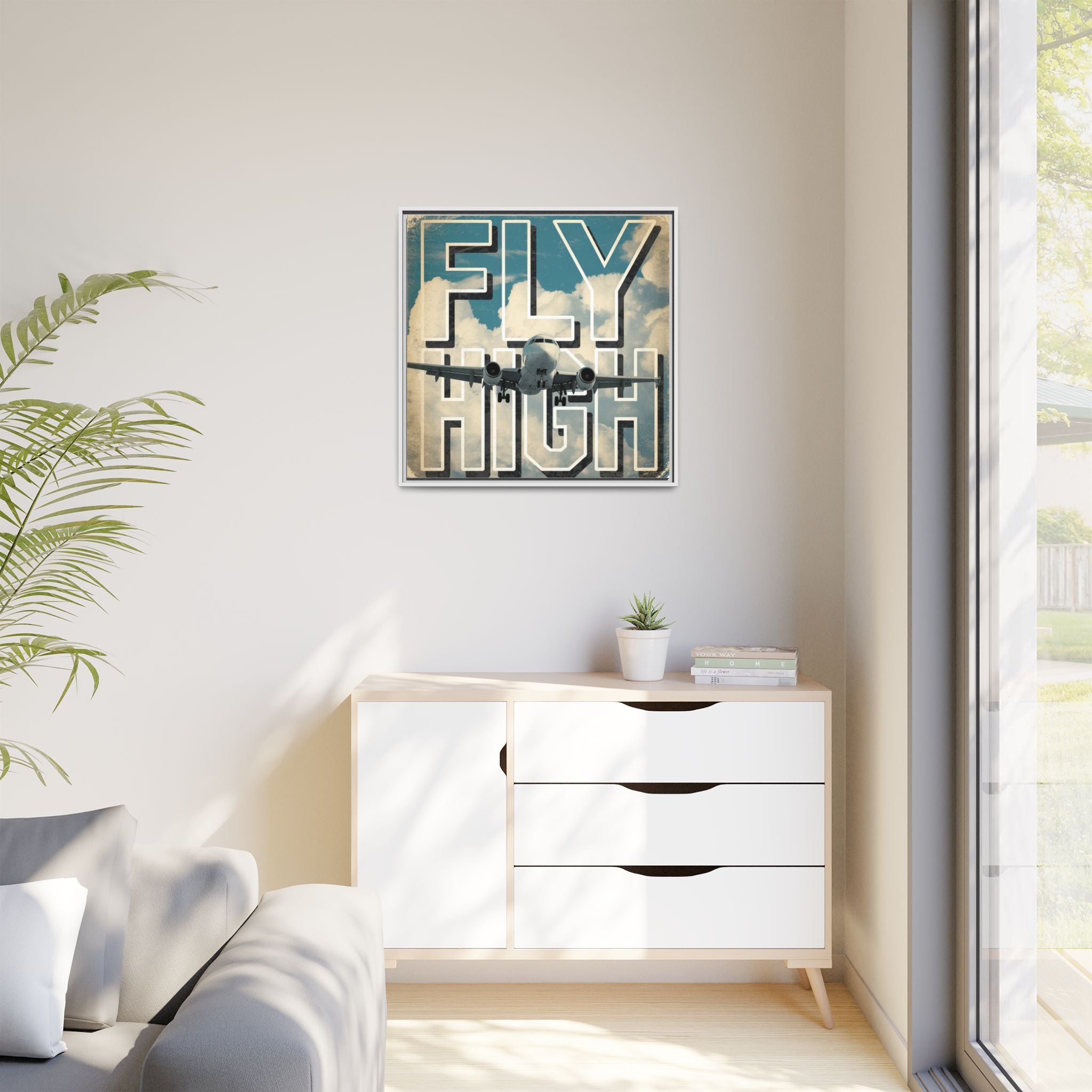 Matte Canvas, Framed (Multi-color)