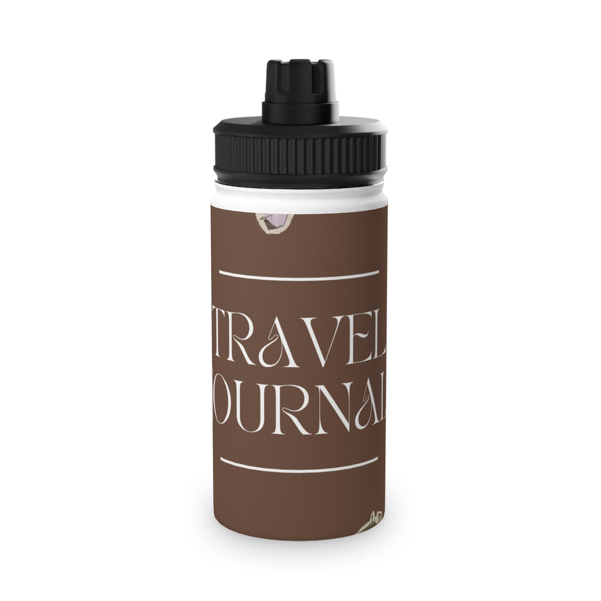 Stylish Stainless Steel Water Bottle, Travel Hydration, Eco-Friendly Water Container for Sports and Adventures, Gifts for Travel Enthusiasts