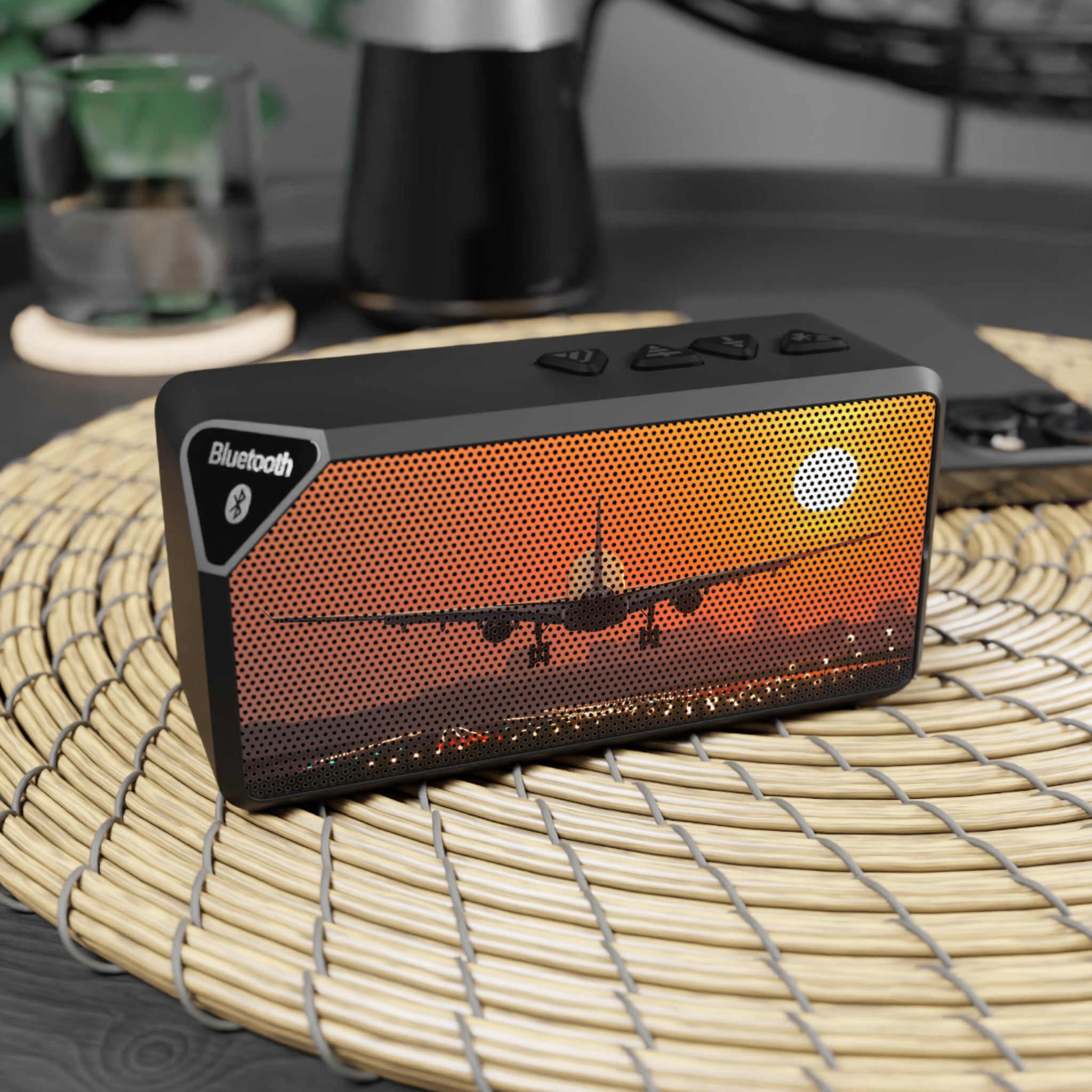 Jabba Bluetooth Speaker - Travel-Inspired Sound System with Airplane Design