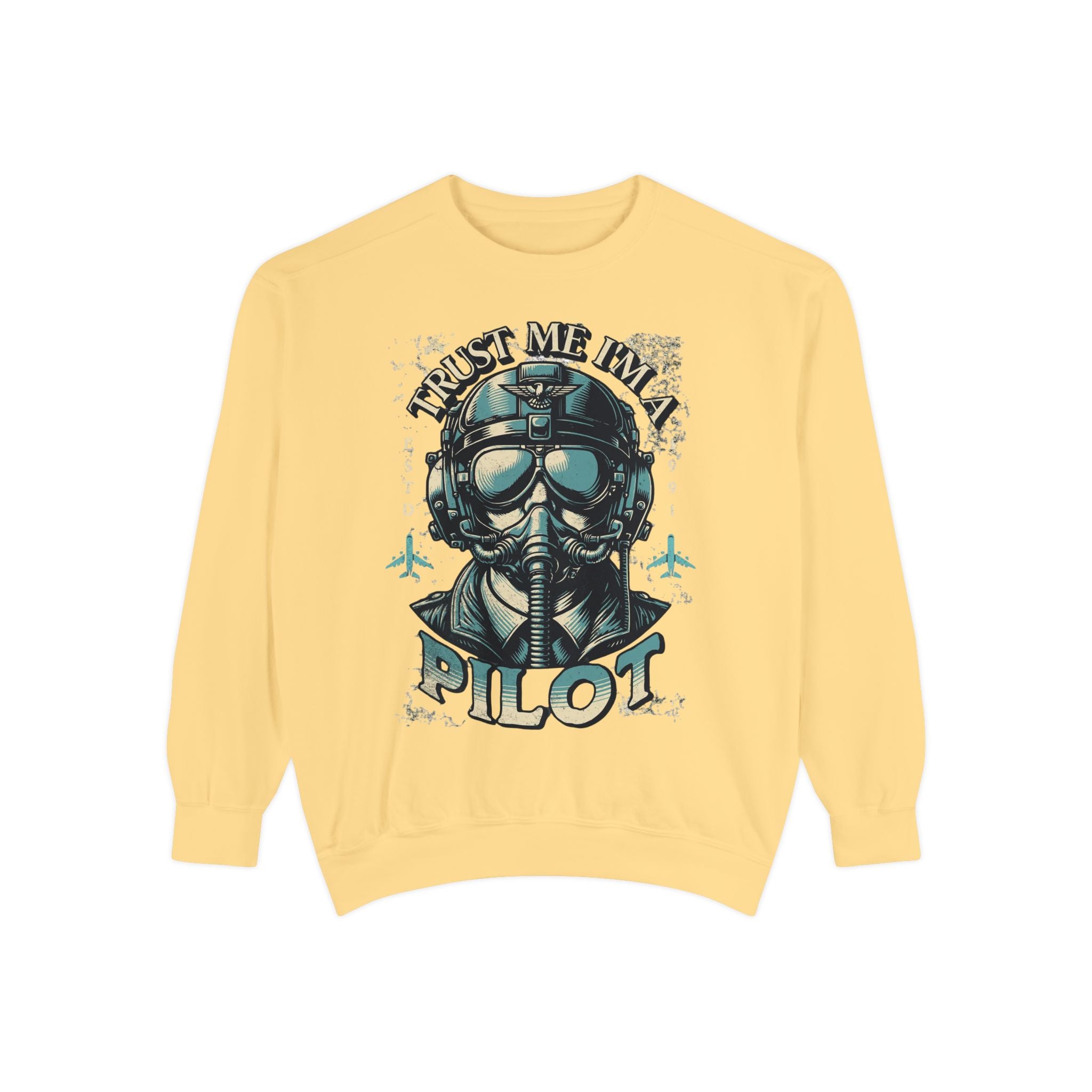 Pilot Trust Me I'm a Pilot Sweatshirt, Unisex Cozy Layer, Aviation Gift, Pilot Apparel, Travel Enthusiast's Wardrobe