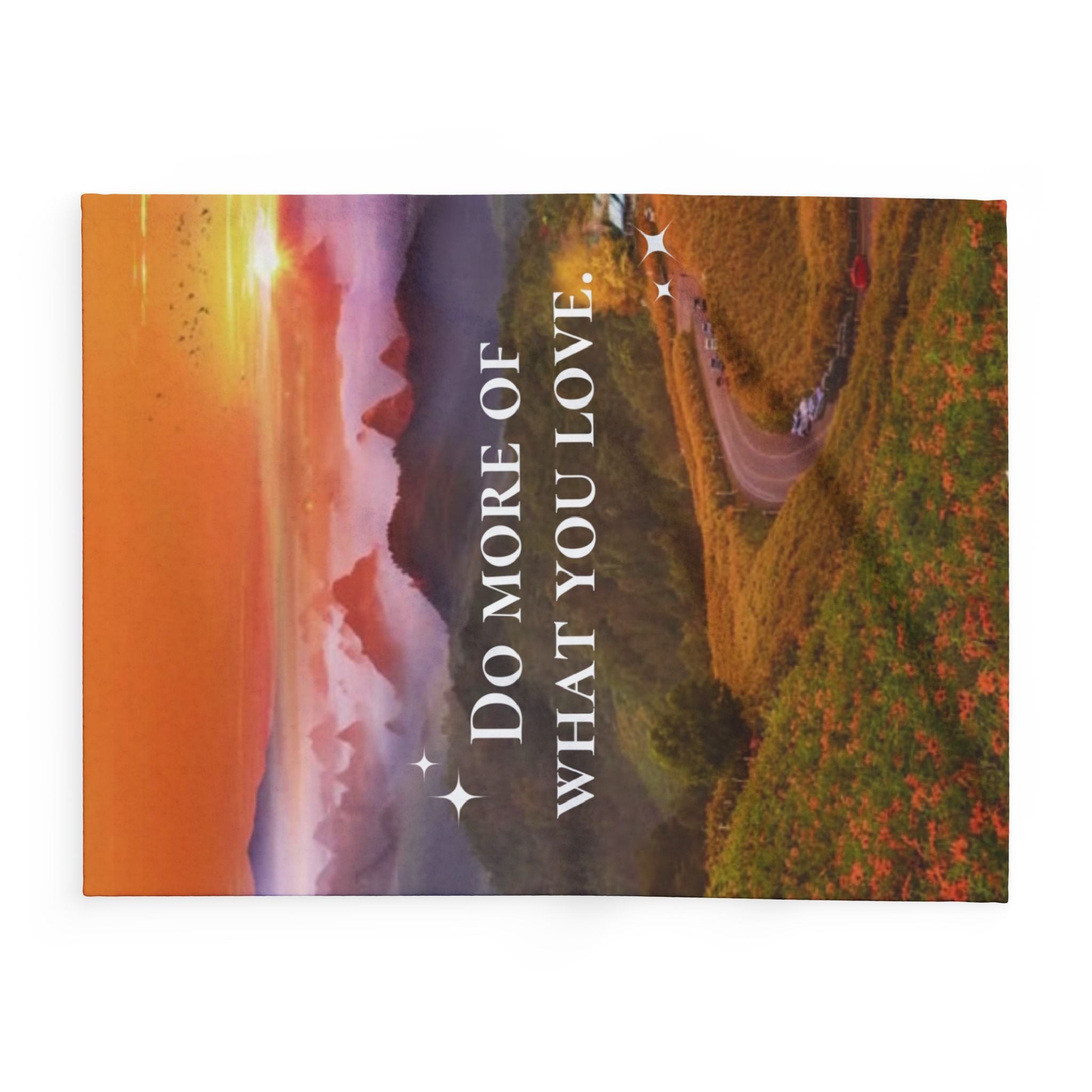 Cozy Arctic Fleece Blanket | Inspirational Quote | Warm Home Decor | Gift for Homebody | Self-Care Reminder | Perfect for Relaxation