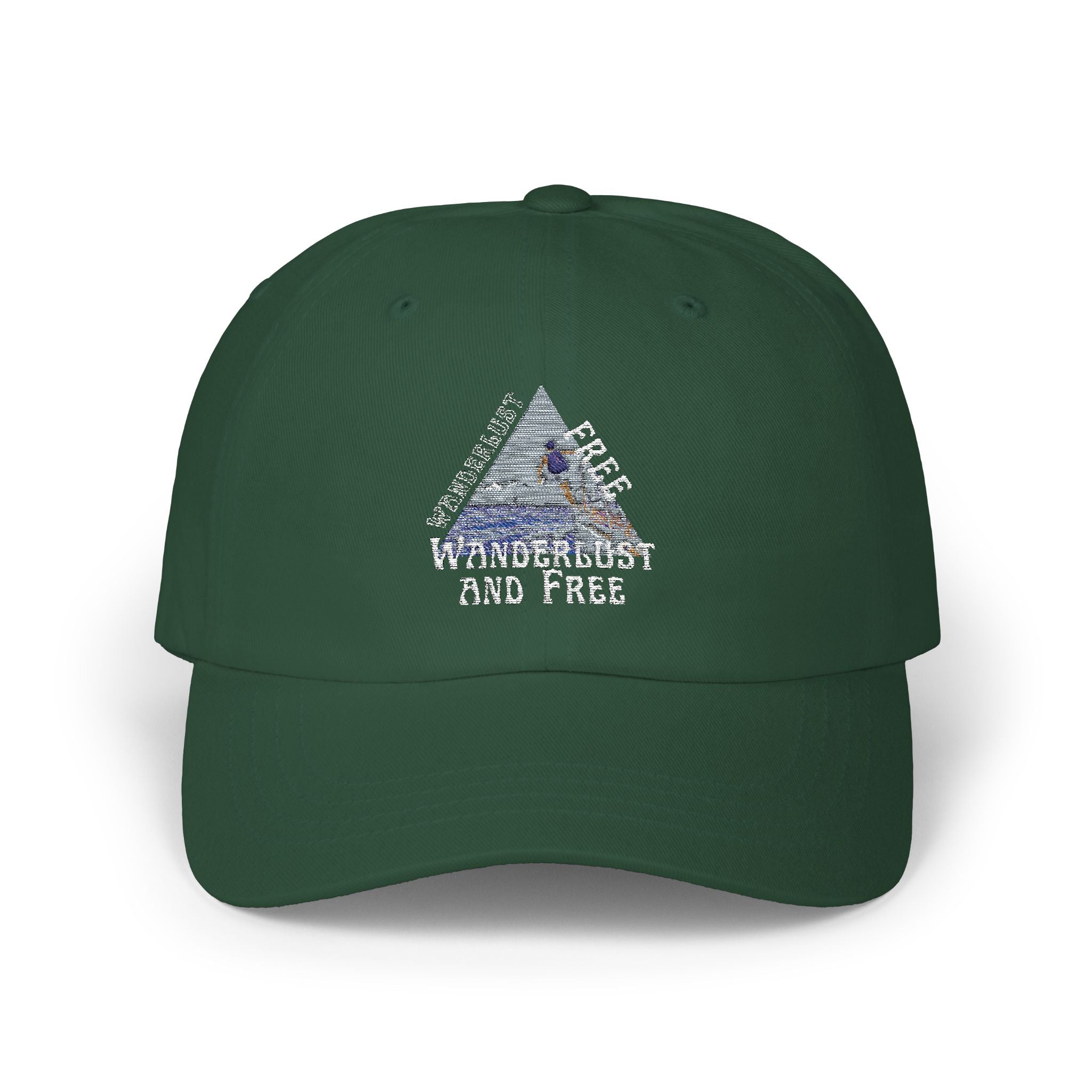 Wanderlust and Free Classic Dad Cap - Perfect for Adventurers