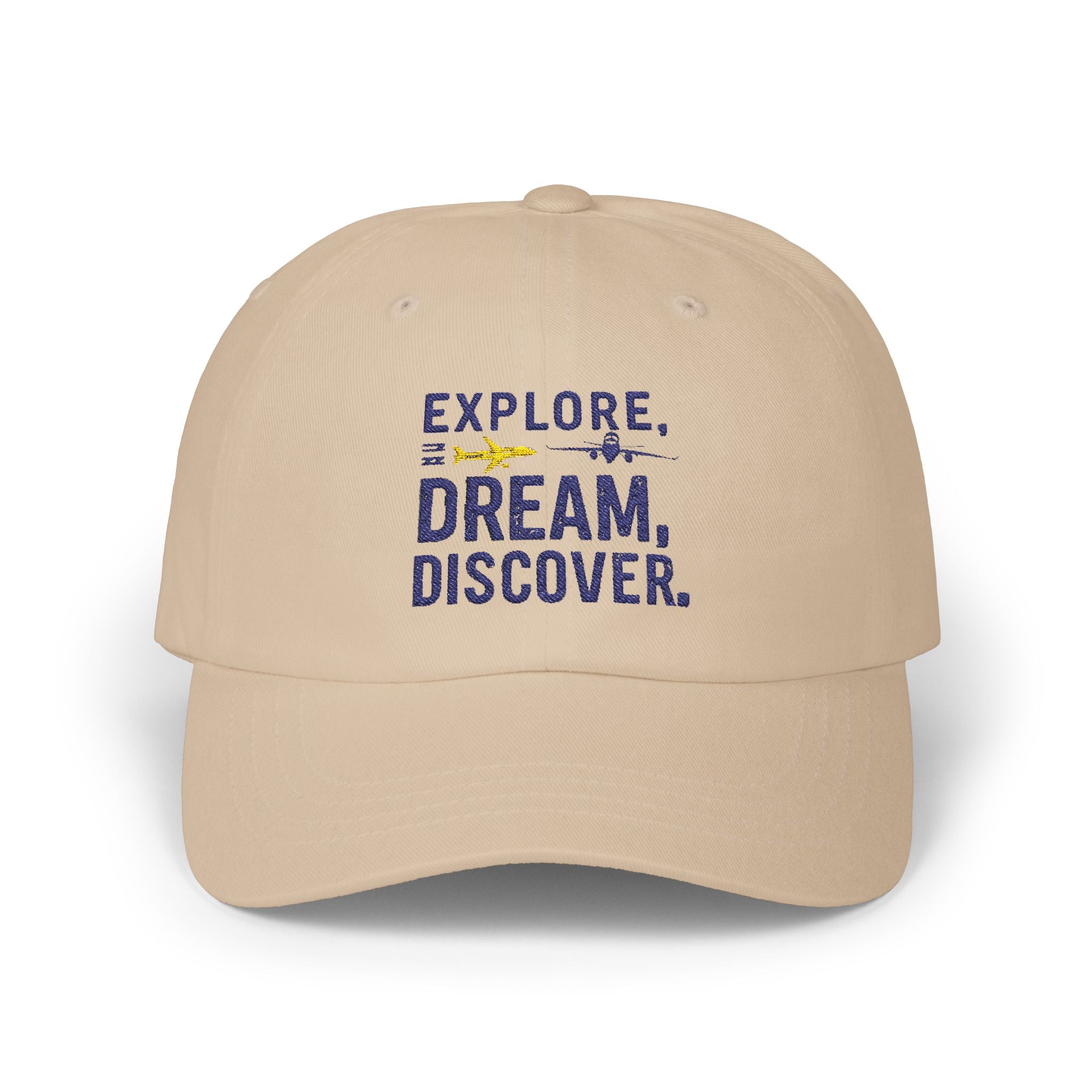 Explore Dream Discover Classic Dad Cap - Unisex Style for Adventurers