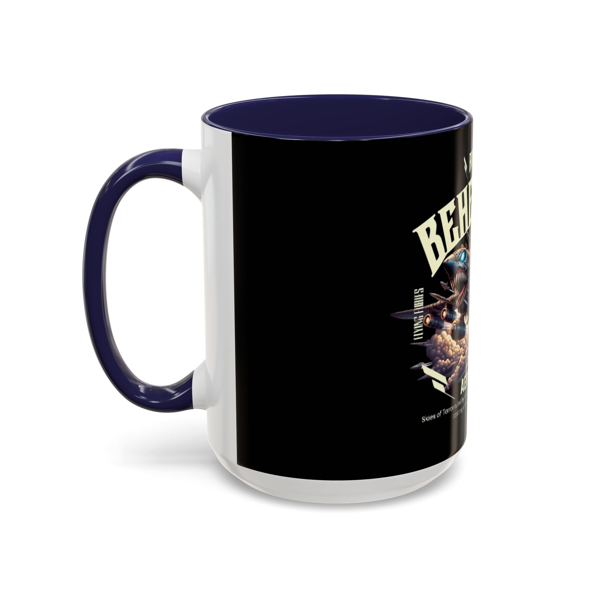 Aerial Titan Behemoth Coffee Mug | Unique Aviation Gift, Collectible Drinkware, Dragon Art Mug, Fantasy Coffee Cup, Cool Gifts for Him