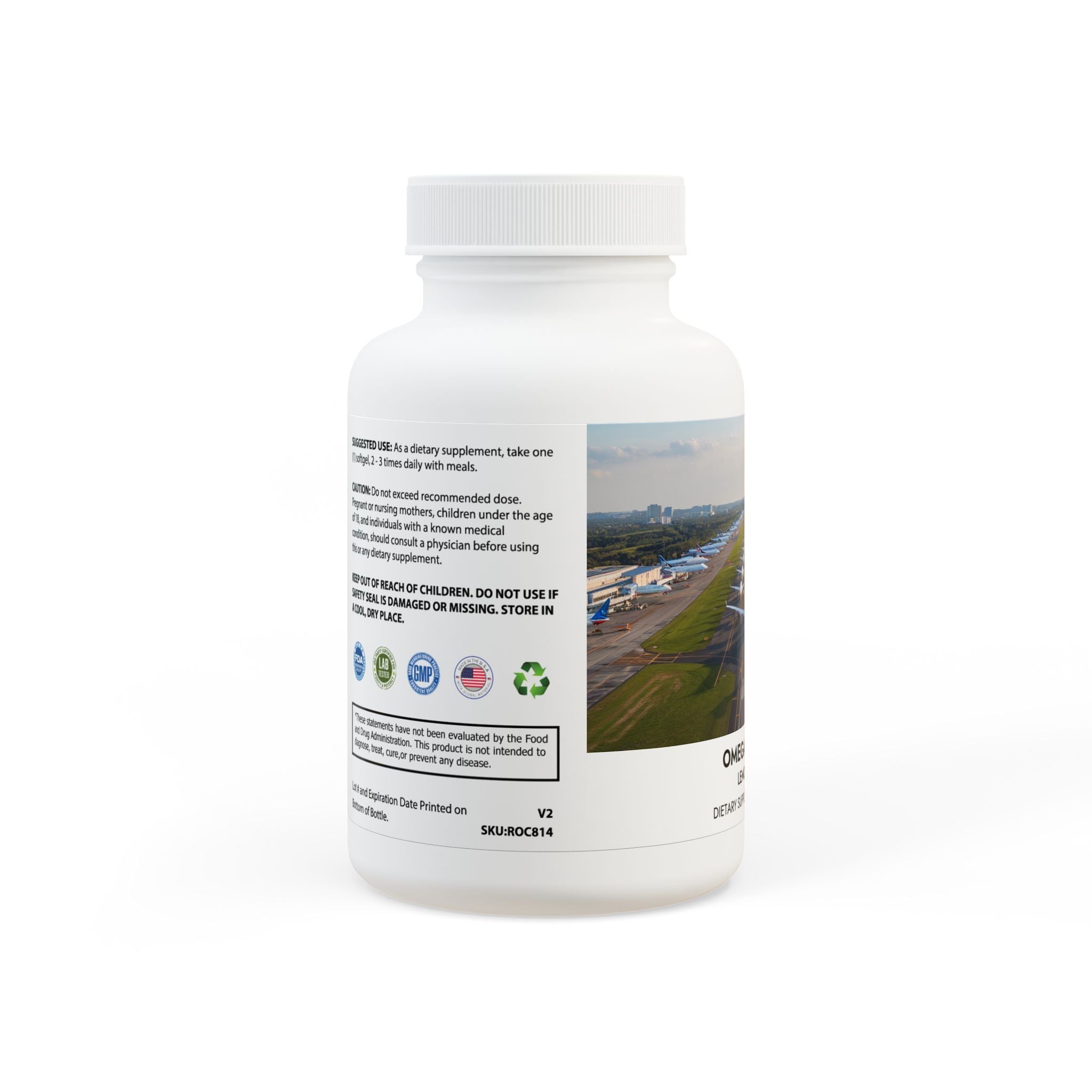 Omega 3 Fish Oil Supplement (60 Softgels)