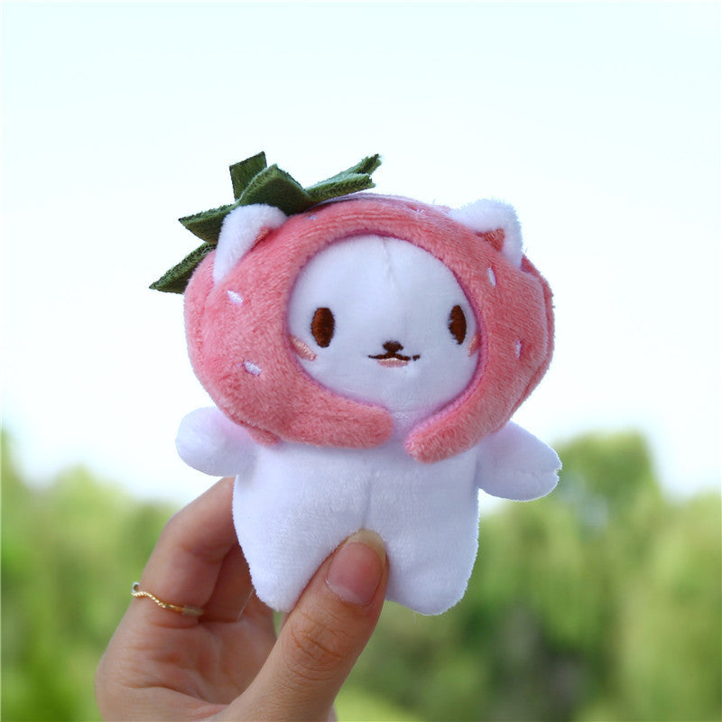 Key Chain-Keybuckle Plush Doll Lovely Cute Look Chick Cat Dog Bear Cloud Hooligan