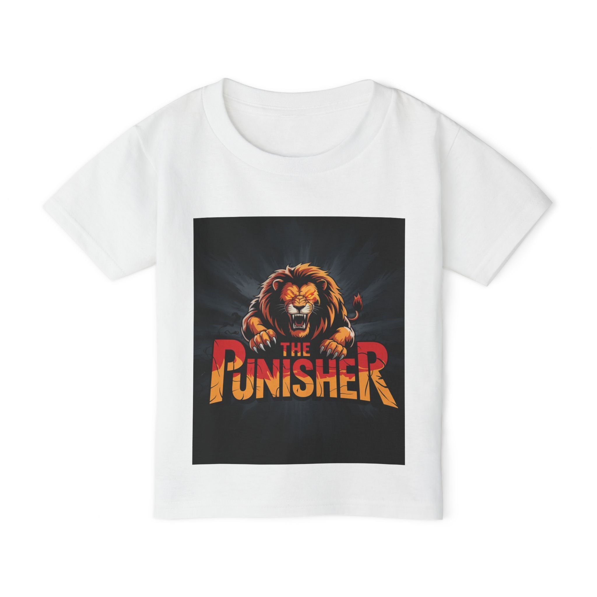 The Punisher Lion Toddler T-Shirt - Cool Graphic Tee for Kids