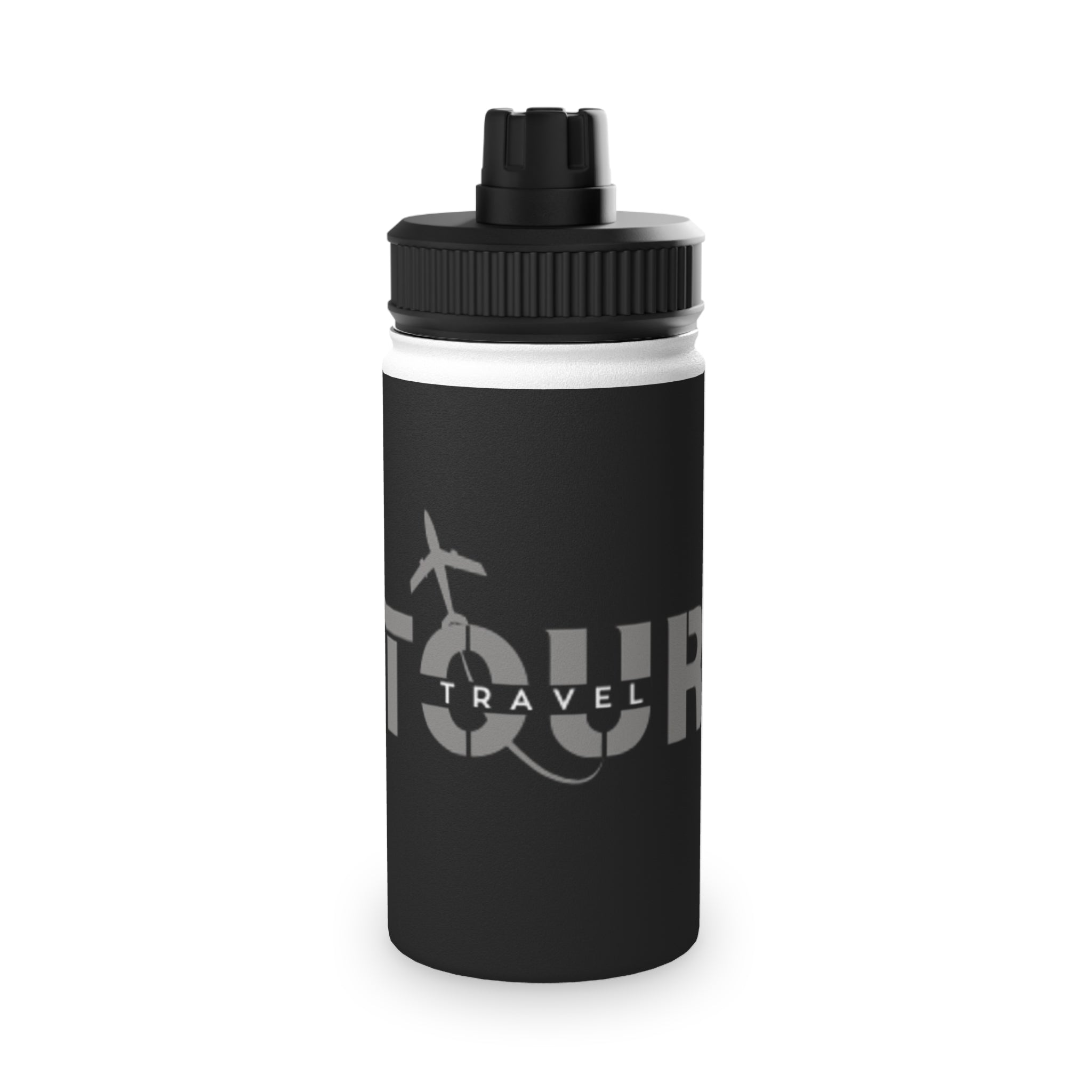 Travel Stainless Steel Water Bottle with Sports Lid, Outdoor Adventure Hydration, Gym Water Bottle, Hiking Gear, Eco-friendly Drinkware