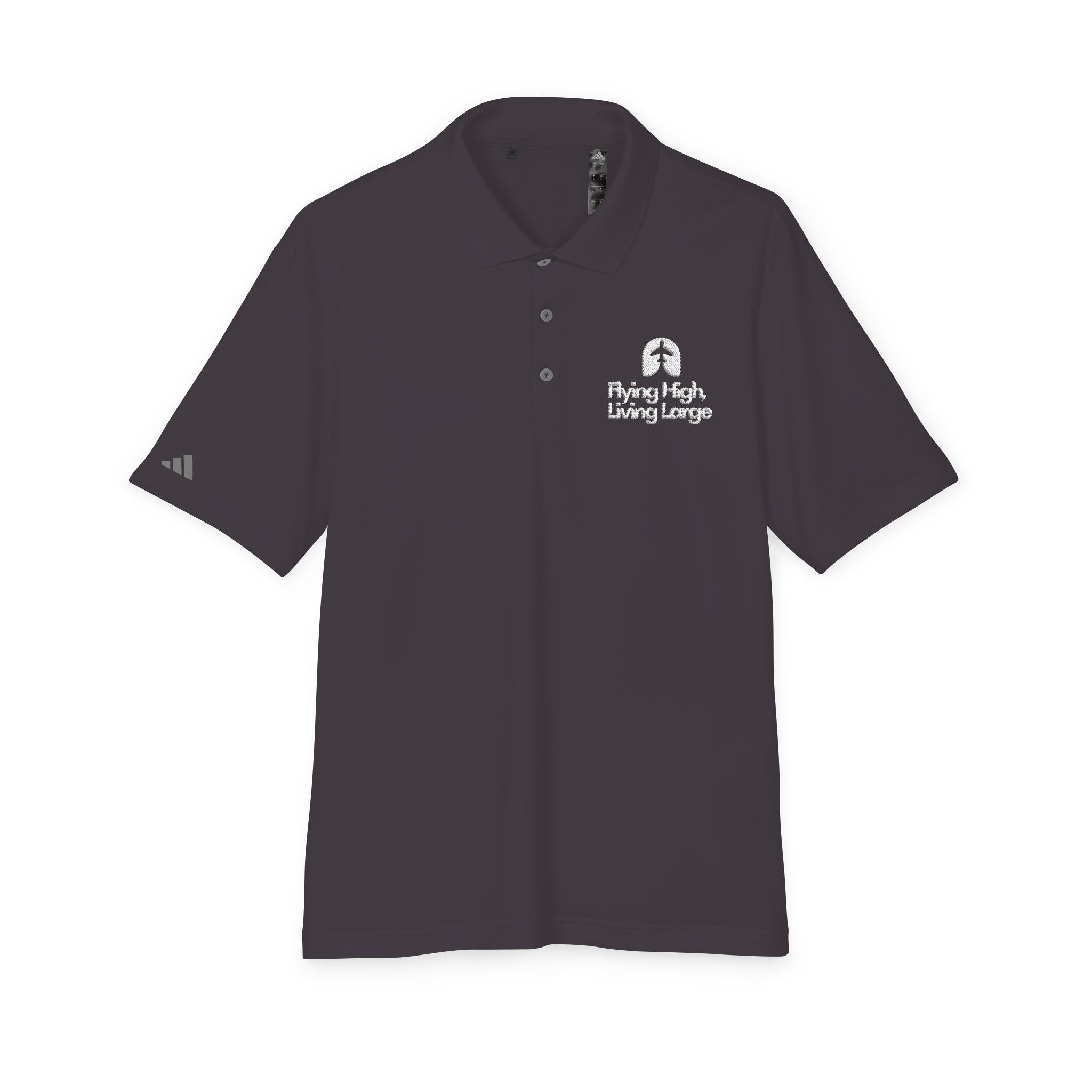 Performance Polo for Active Lifestyle - 'Flying High Living Large' Design