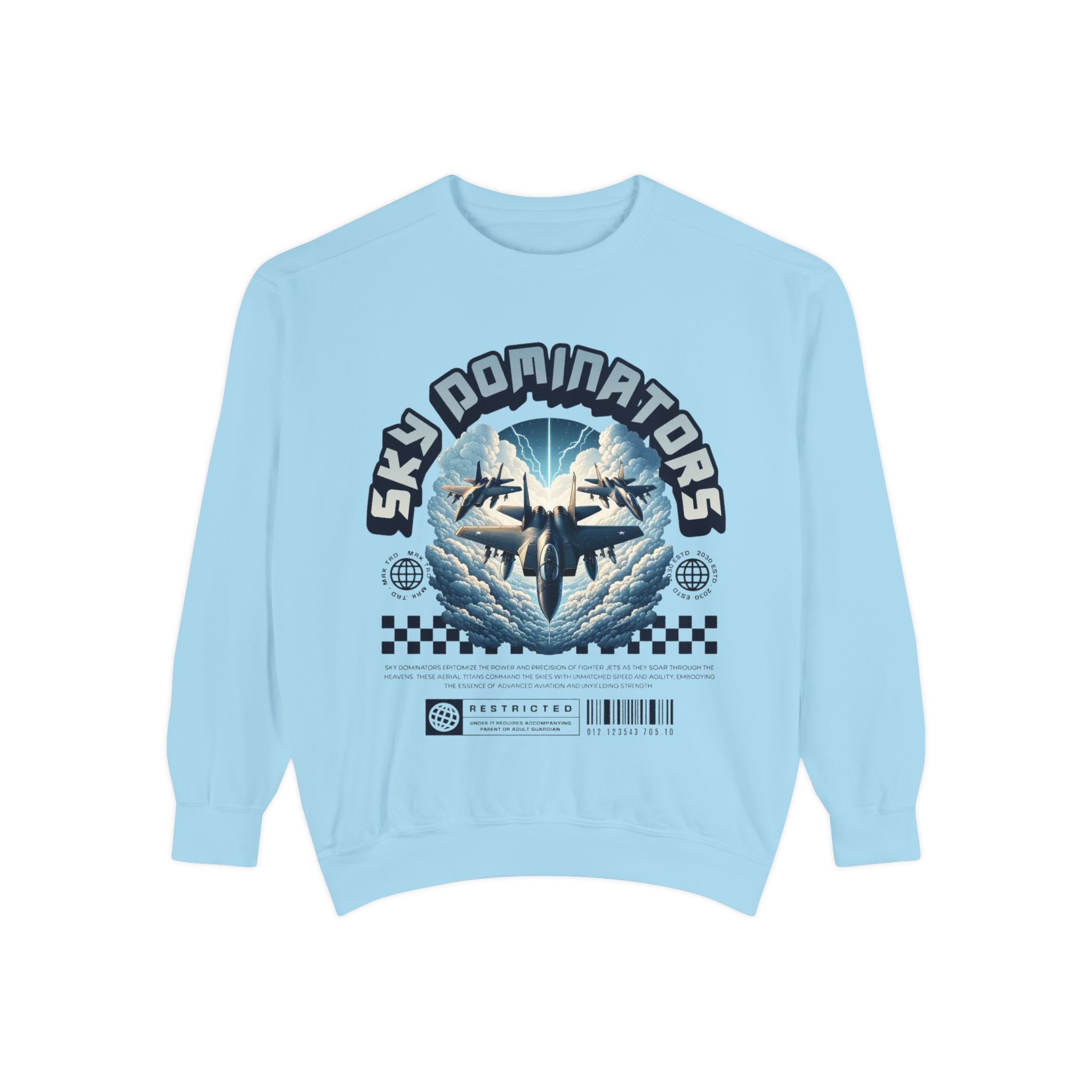 Sky Dominators Unisex Sweatshirt | Perfect for Aviation Lovers, Casual Wear, Gifts, Retro Style, Unique Designs