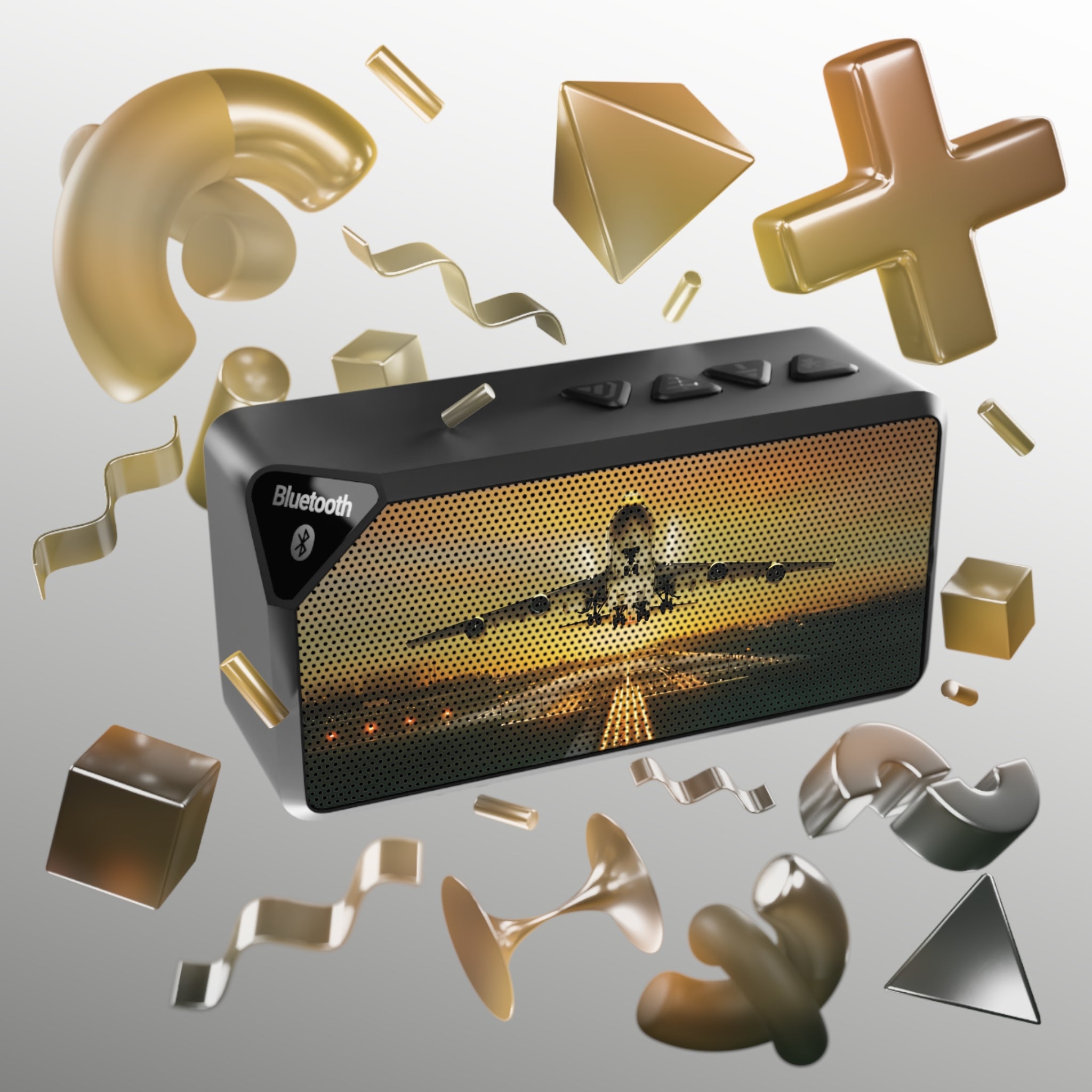 Jabba Bluetooth Speaker - Wireless Sound System with Airplane Design for Travel Lovers