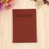 Passport cover pu leather document folder
