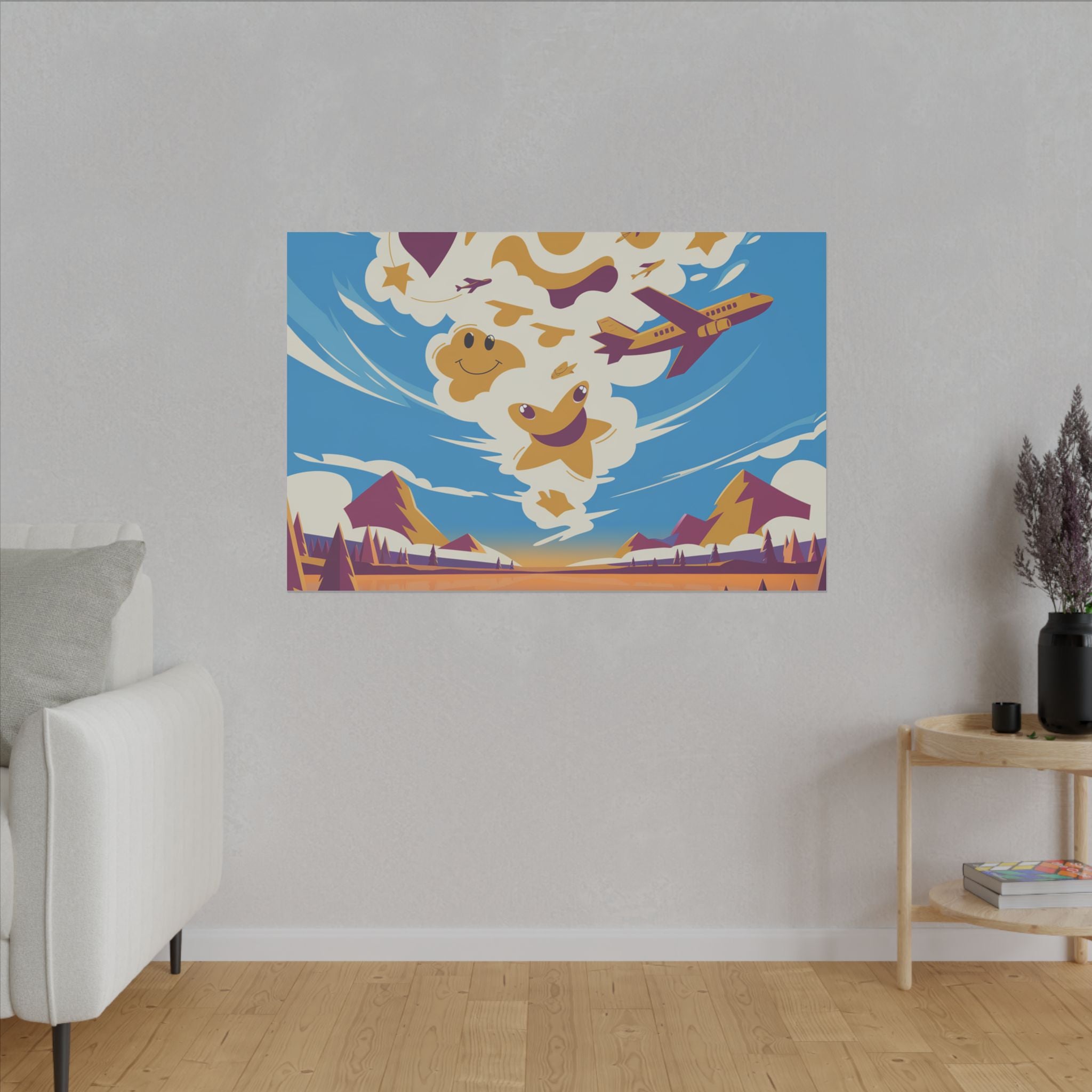 Matte Canvas, Stretched, 0.75" (Multi-Size)