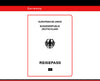 Head Layer Cowhide Passport Protective Cover Document Clip