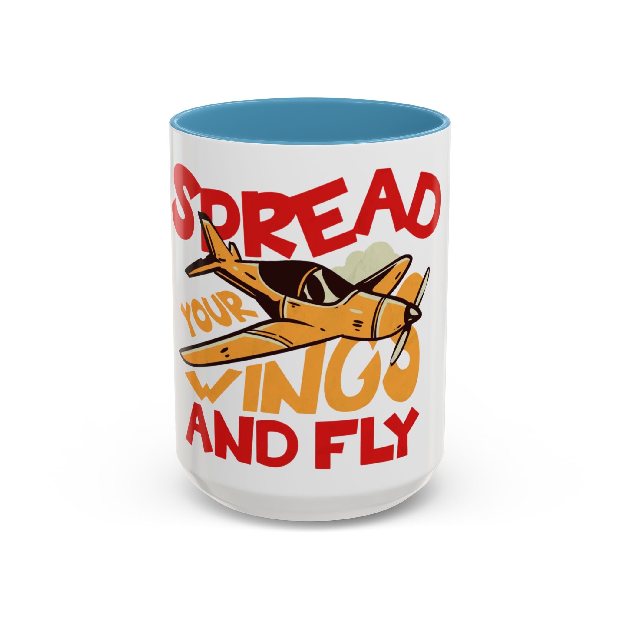 Spread Your Wings Coffee Mug, Inspirational Mug, Adventure Gift, Aviation Lover's Cup, Unique Travel Mug, Gift for Pilots, Fun Drinkware