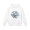 Sky-Themed Unisex Lightweight Hooded Sweatshirt - "Let's Take to the Skies!"