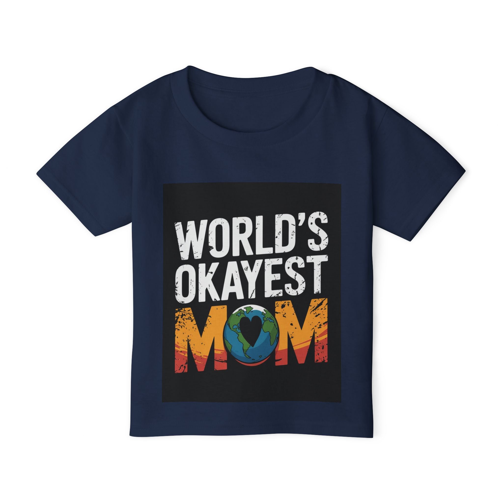 Funny Toddler T-Shirt - World's Okayest Mom Tee