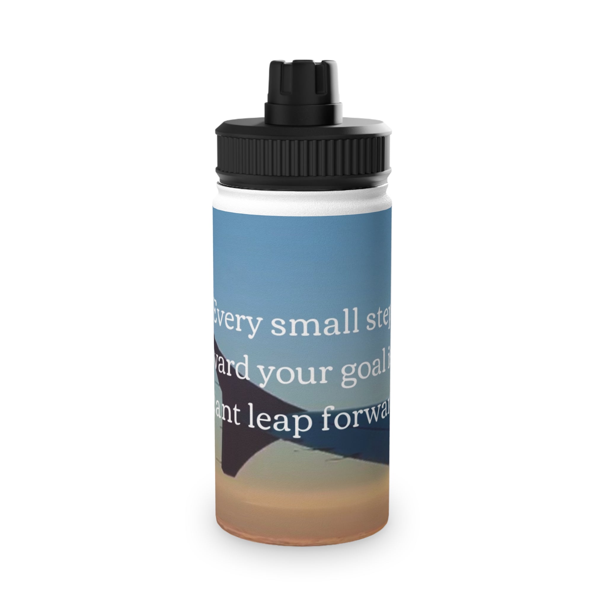 Inspirational Stainless Steel Water Bottle | Motivational Gym Hydration Gear, Travel Companion, Fitness Gift, Outdoor Adventure
