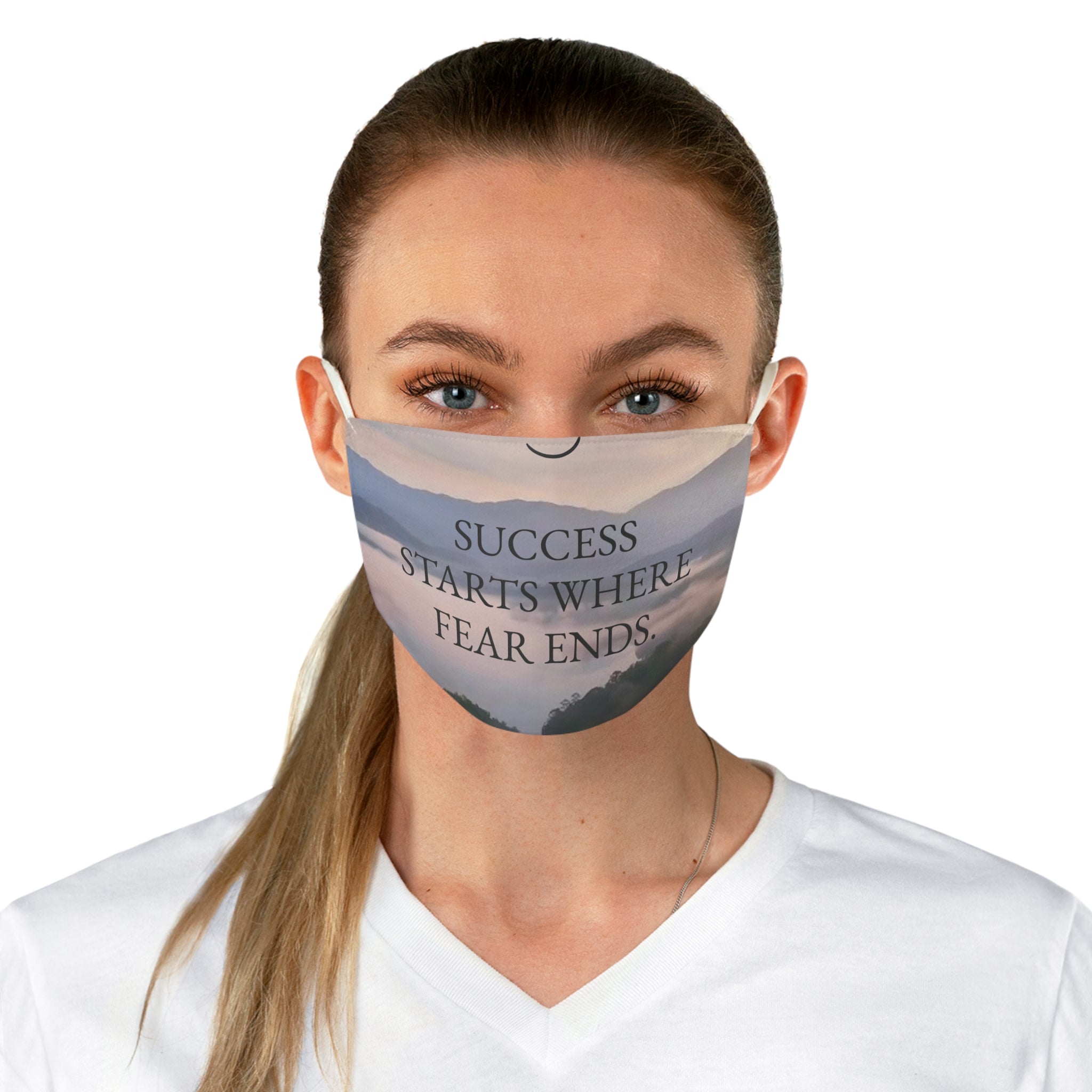 Inspirational Fabric Face Mask | Motivational Mask for Everyday Use, Gifts, Relaxation, Health, Self-Care