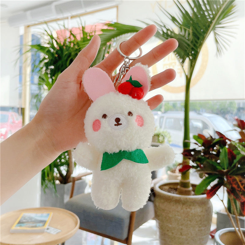 Key Chain-Keybuckle Plush Doll Lovely Cute Look Chick Cat Dog Bear Cloud Hooligan