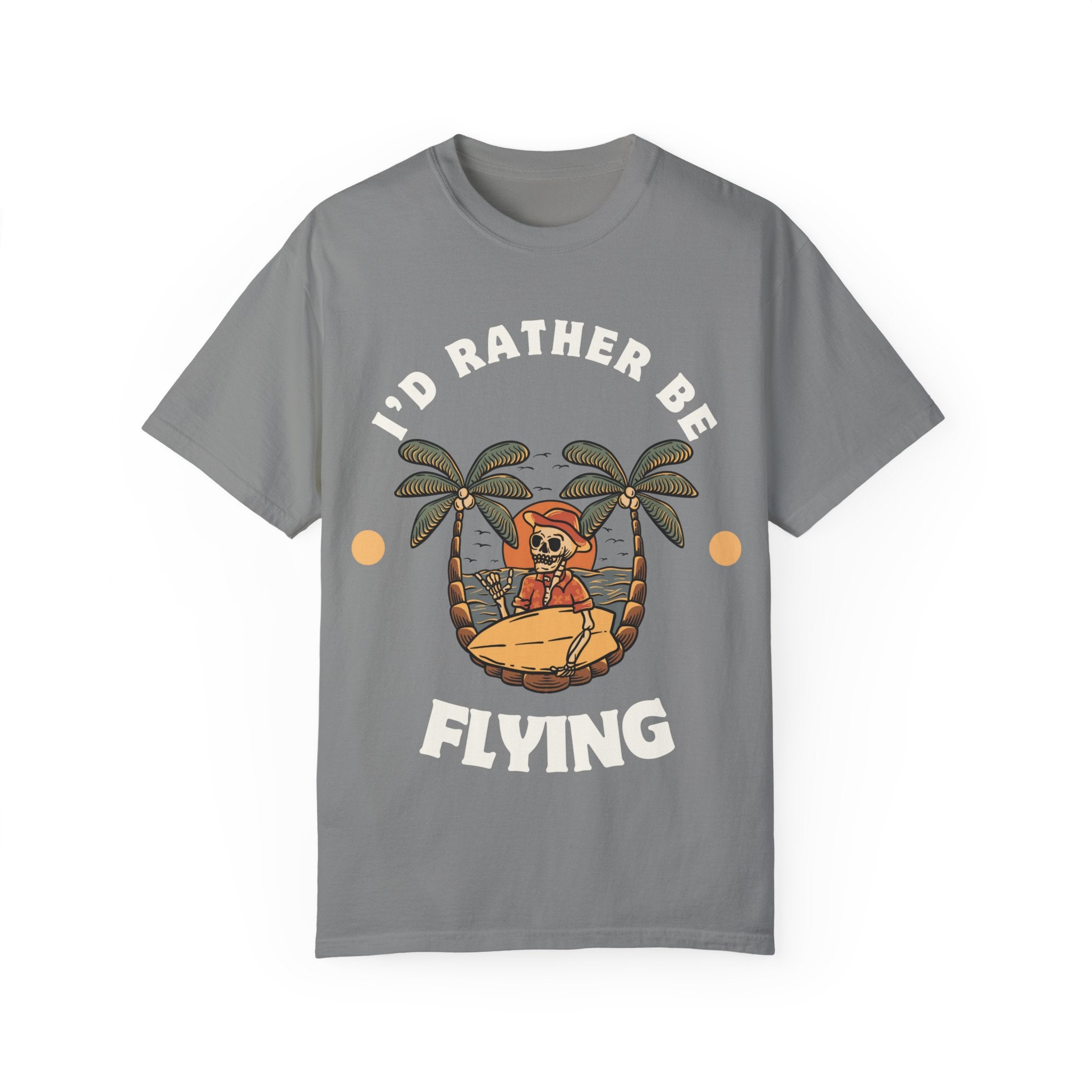 Casual Unisex T-Shirt - "I'd Rather Be Flying" Graphic Tee