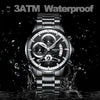 NIBOSI Quartz Watch Men Gold Black Mens Watches Top Brand Luxury Chronograph Sports Watches Luminous Waterproof Relogio Masculin