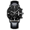 NIBOSI Quartz Watch Men Gold Black Mens Watches Top Brand Luxury Chronograph Sports Watches Luminous Waterproof Relogio Masculin
