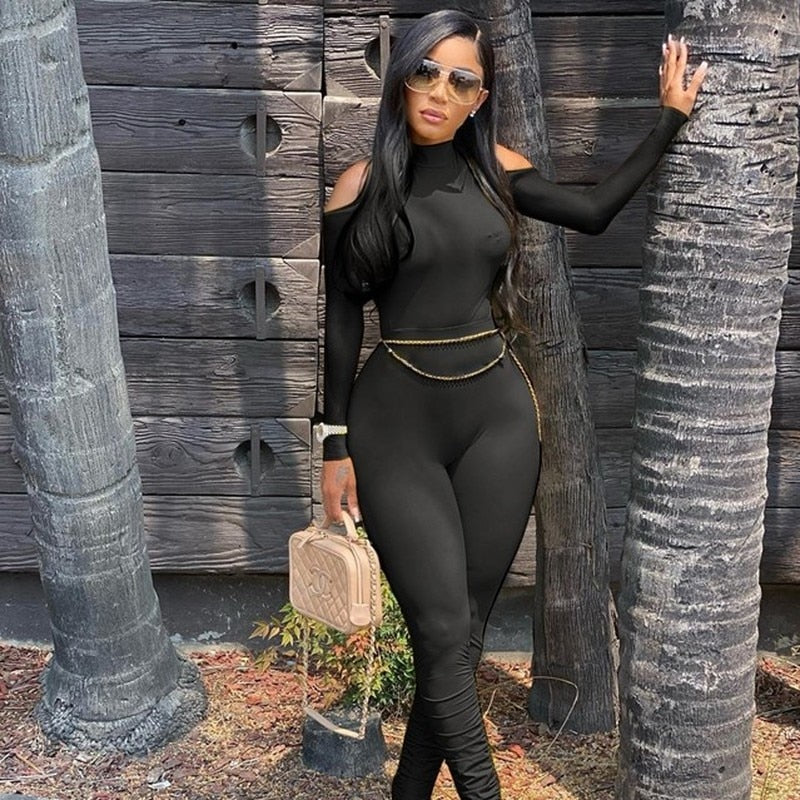 Bandage Bodycon Jumpsuit Long Sleeve Stacked One Piece Jumpsuit Women Fall Clothing 2022 Overalls Party Sexy Jumpsuit Clubwear Bandage Bodycon Jumpsuit Long Sleeve Stacked One Piece Jumpsuit Women Fall Clothing 2022 Overalls Party Sexy Jumpsuit Clubwear