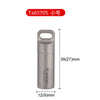 Mini Sealed Waterproof Pill Box Pure Titanium Perfume Storage Case Pendants EDC Tools Eco-friendly Outdoor Home Pill Box Ta6570