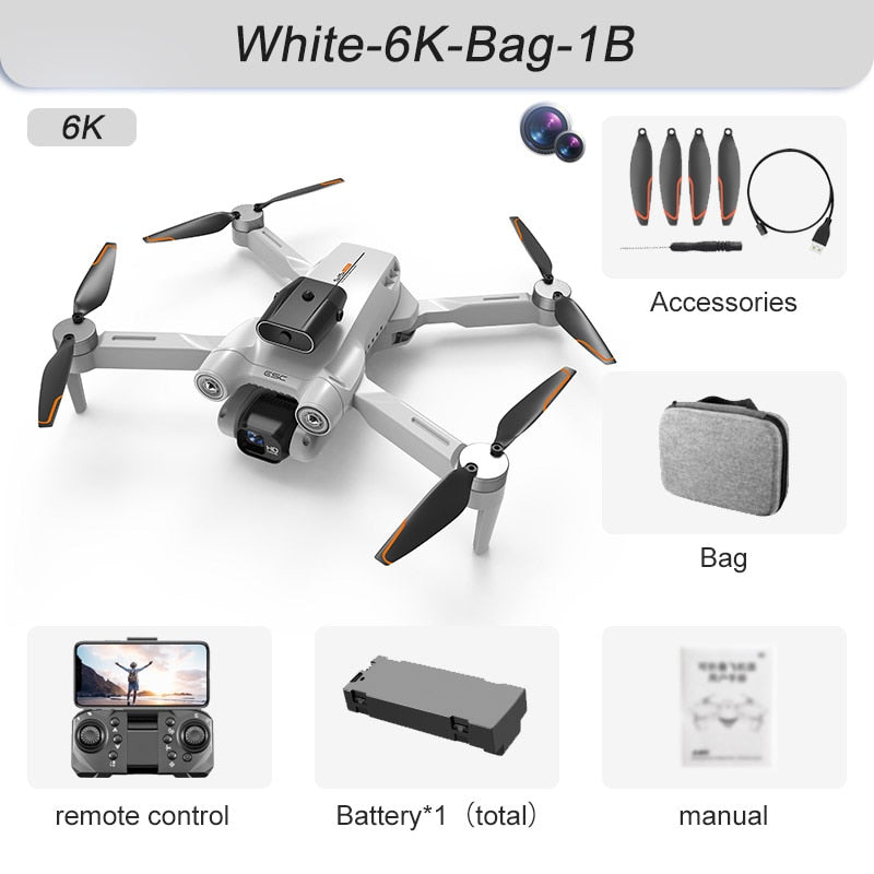 New S1S Mini Drone 4k Profesional 8K HD Camera Obstacle Avoidance