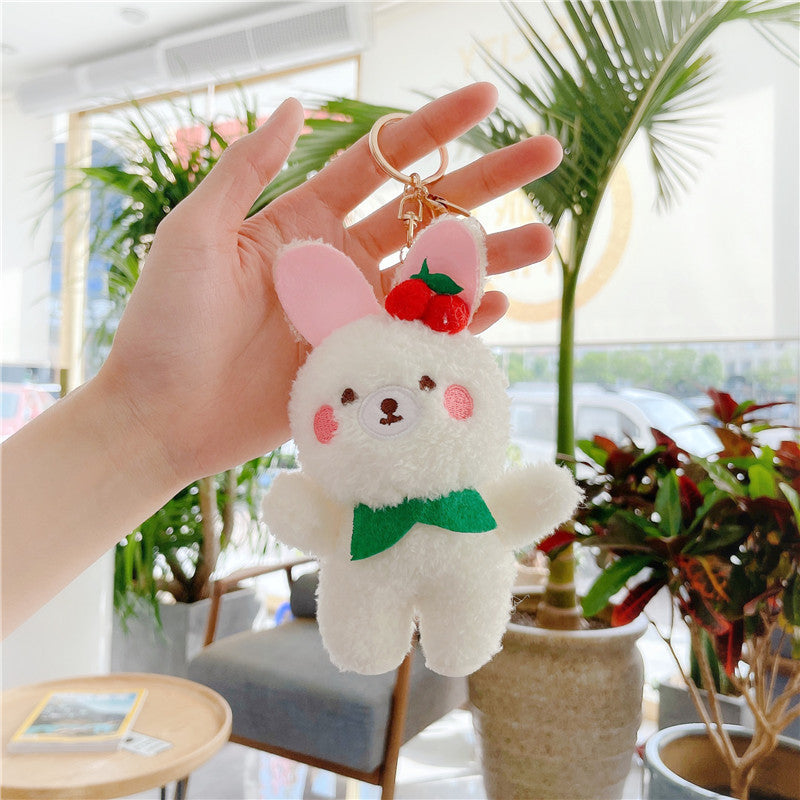 Key Chain-Keybuckle Plush Doll Lovely Cute Look Chick Cat Dog Bear Cloud Hooligan