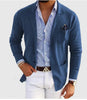 Men's Spring Leisure Printed Double Button Suit Jacket