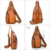 Retro Cattlehide Leather Fashion Multifunctional Leisure Bag