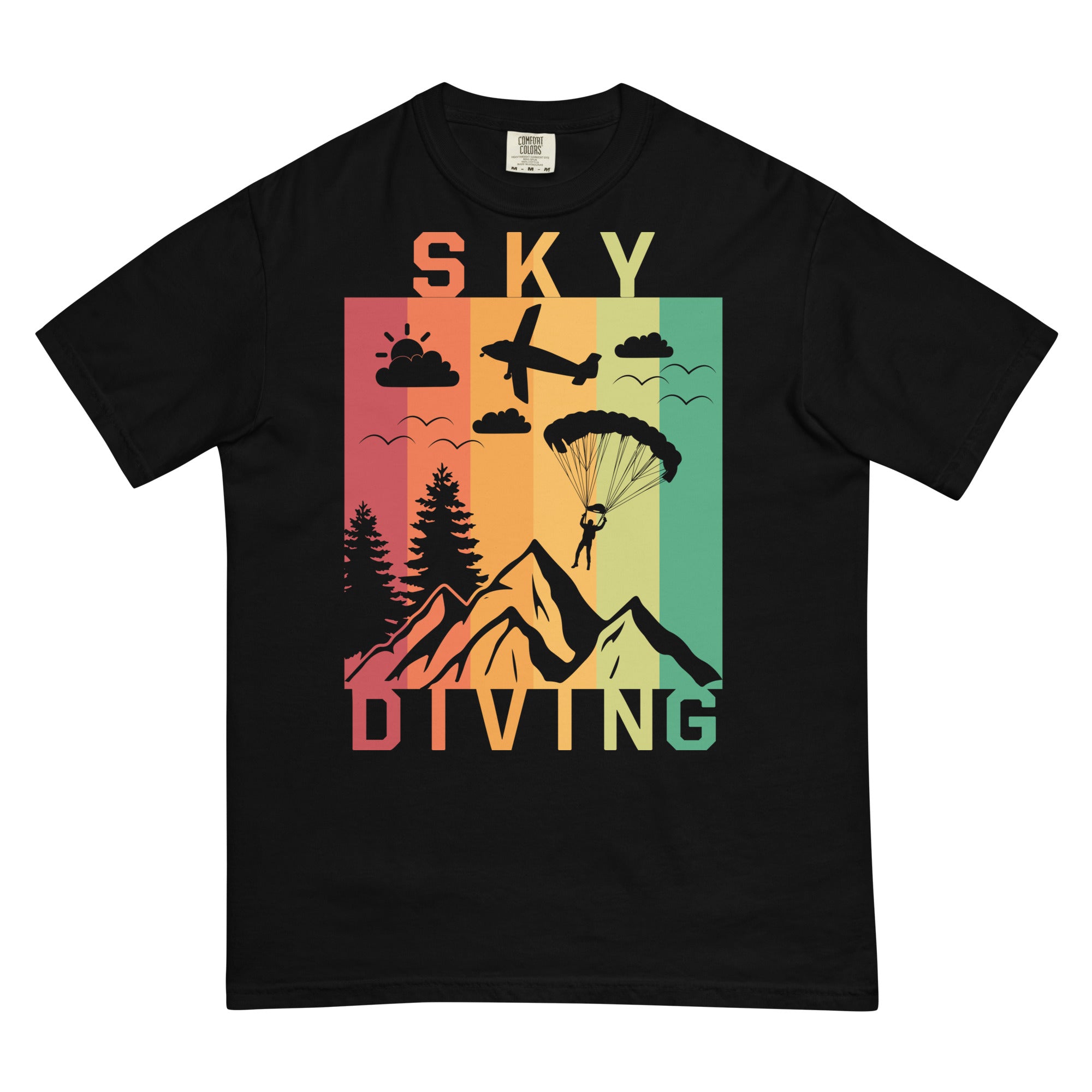 Unisex garment-dyed heavyweight t-shirt