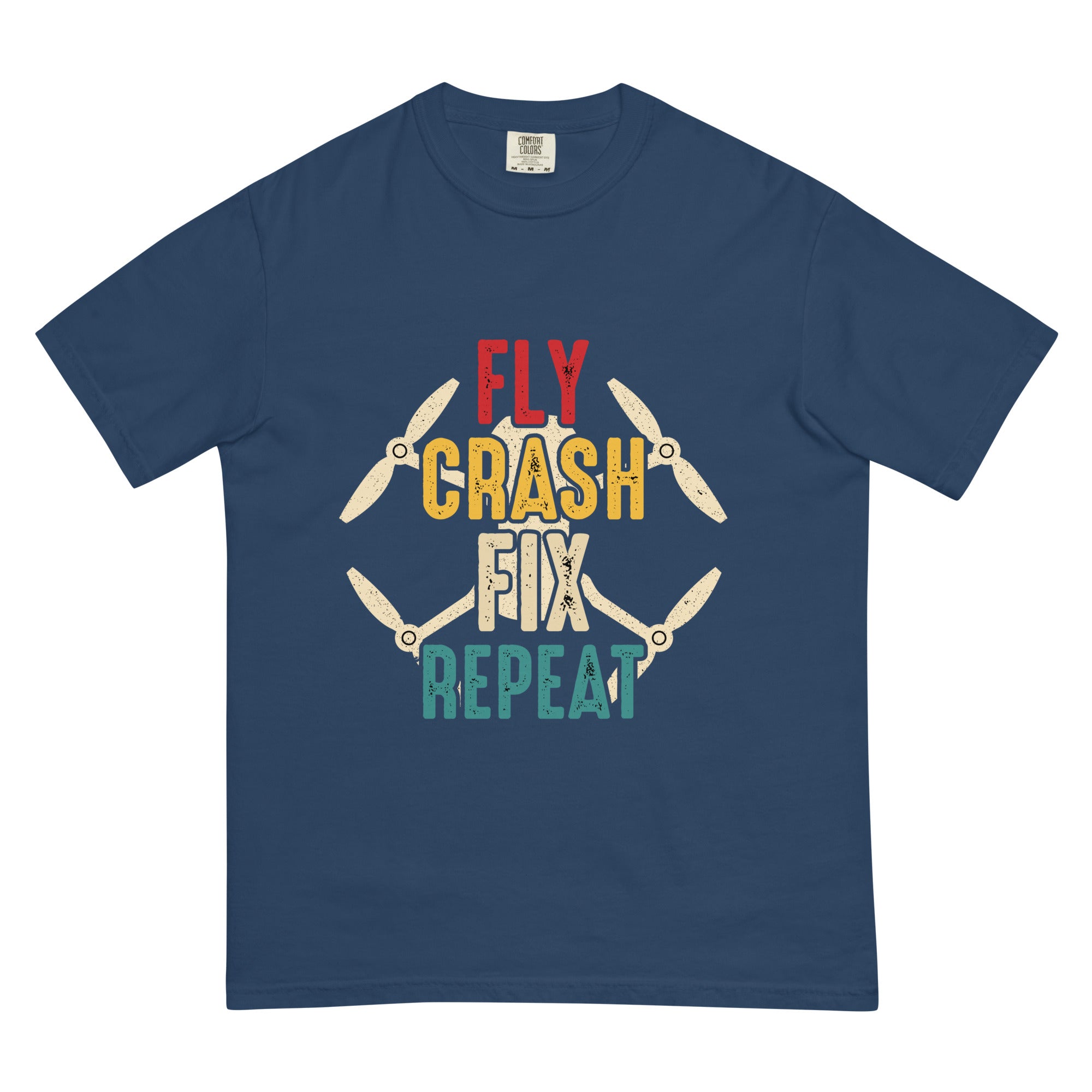 Unisex garment-dyed heavyweight t-shirt