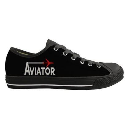 Aviator Designed Canvas Shoes (Men)