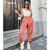Rockmore Baggy Pencil Pants Women Black Winter Wide Leg Sweat Pants Oversized Joggers Streetwear High Waisted Trousers
