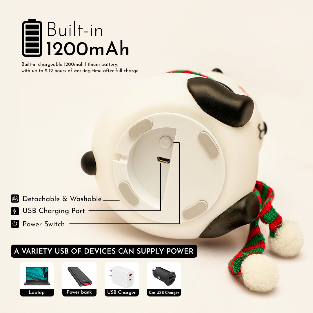 Panda Touch Silicone Lamp