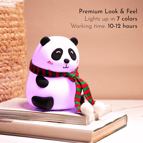 Panda Touch Silicone Lamp