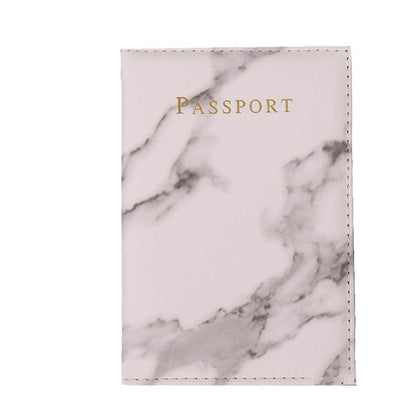 Vintage Marble Passport Holder ID Cover - Aviationkart
